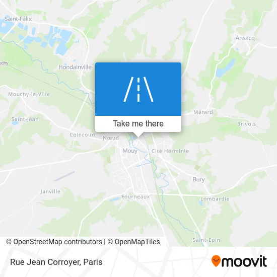 Rue Jean Corroyer map