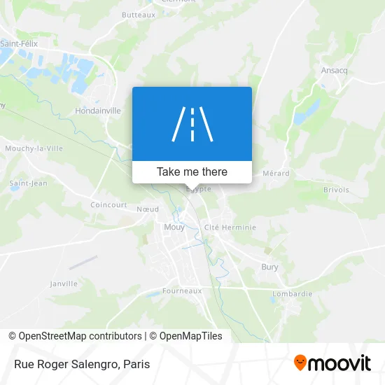 Rue Roger Salengro map
