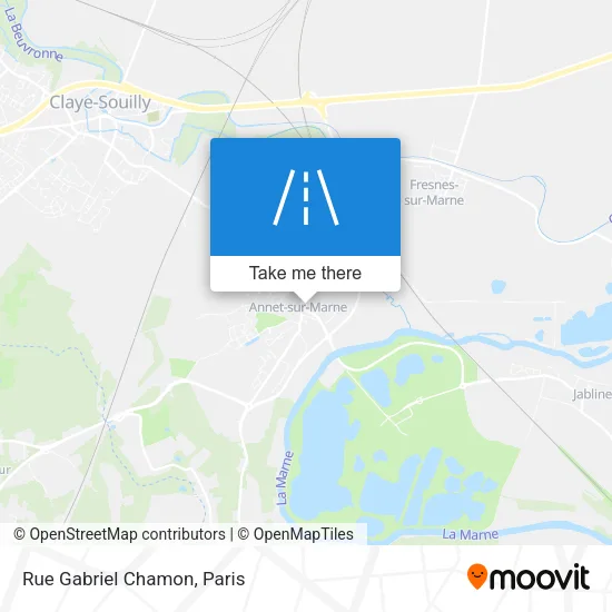 Rue Gabriel Chamon map