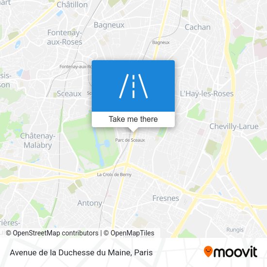 Avenue de la Duchesse du Maine map