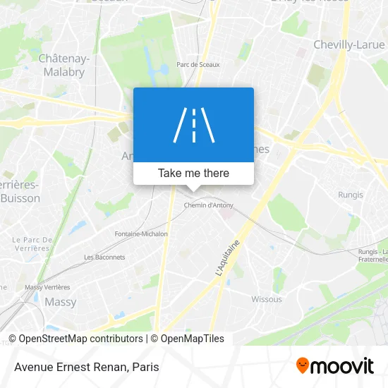 Avenue Ernest Renan map