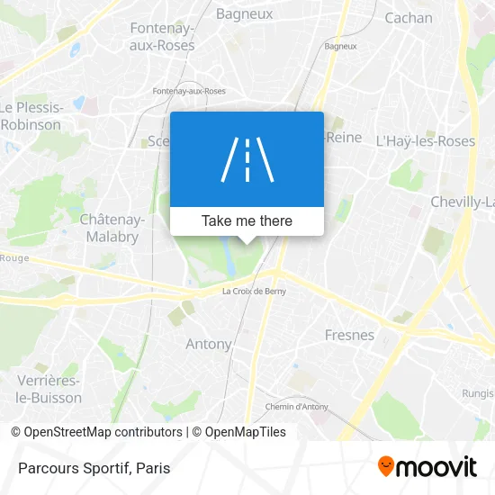 Parcours Sportif map