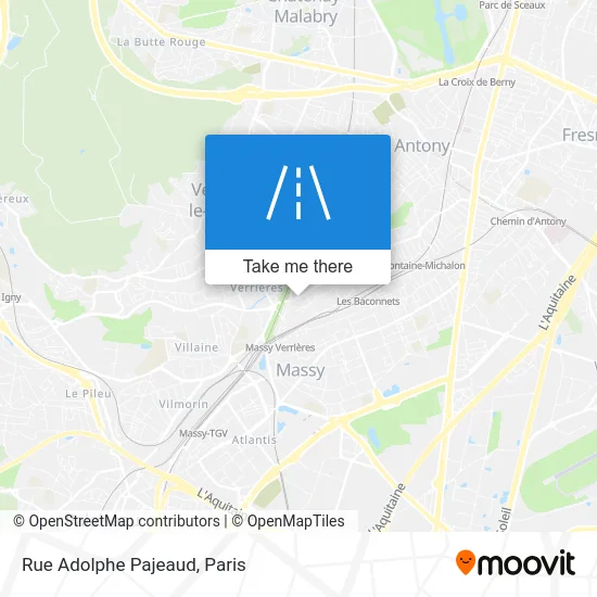 Rue Adolphe Pajeaud map