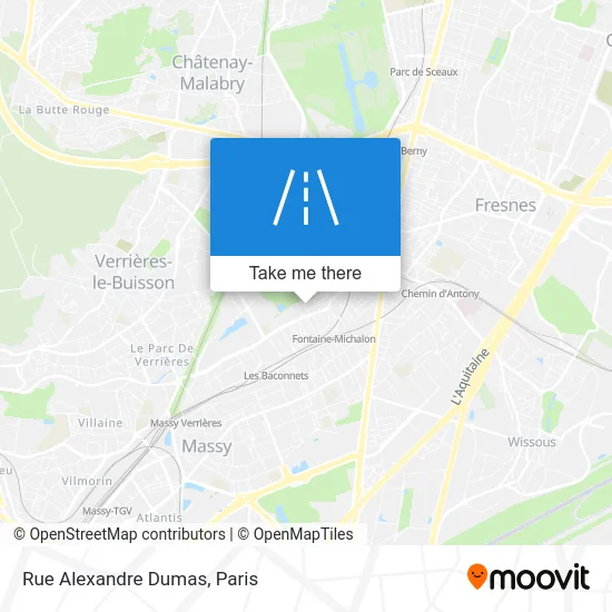 Mapa Rue Alexandre Dumas