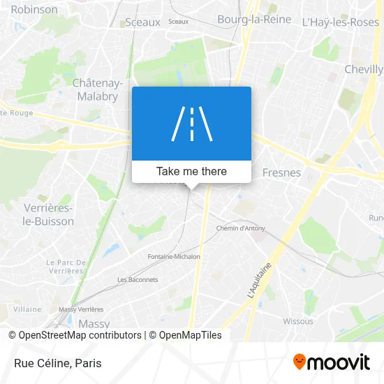 Rue Céline map