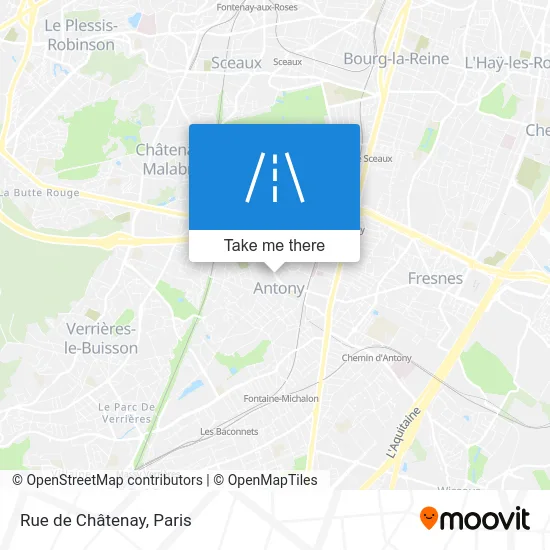 Rue de Châtenay map