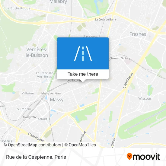 Rue de la Caspienne map