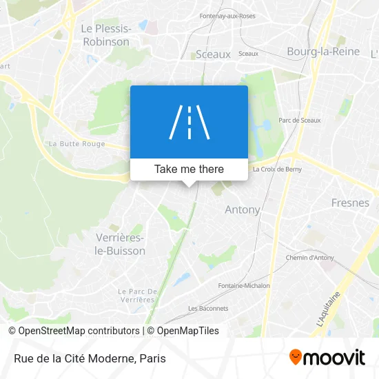 Rue de la Cité Moderne map