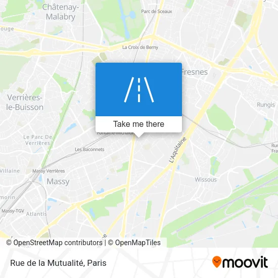 Rue de la Mutualité map