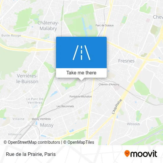 Rue de la Prairie map