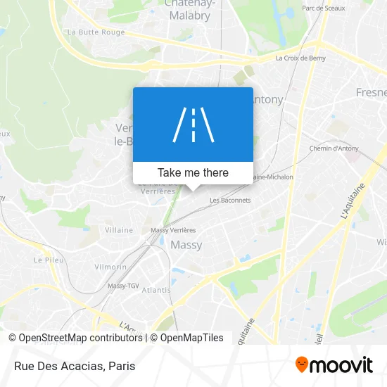 Rue Des Acacias map