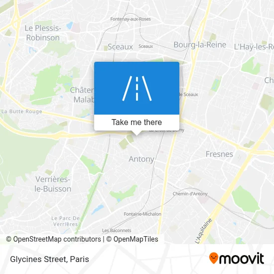 Rue Des Glycines map