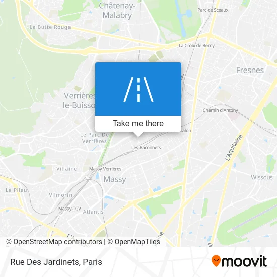 Rue Des Jardinets map