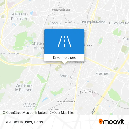 Rue Des Muses map
