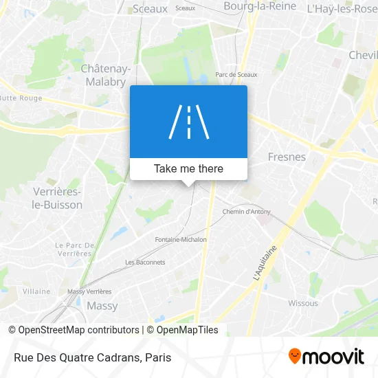 Rue Des Quatre Cadrans map