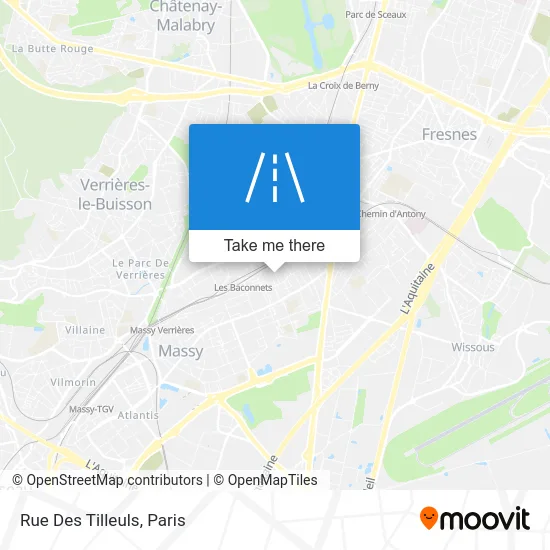 Rue Des Tilleuls map