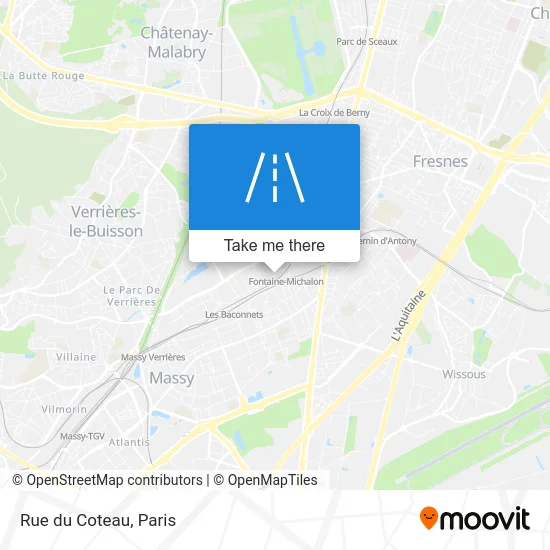 Rue du Coteau map