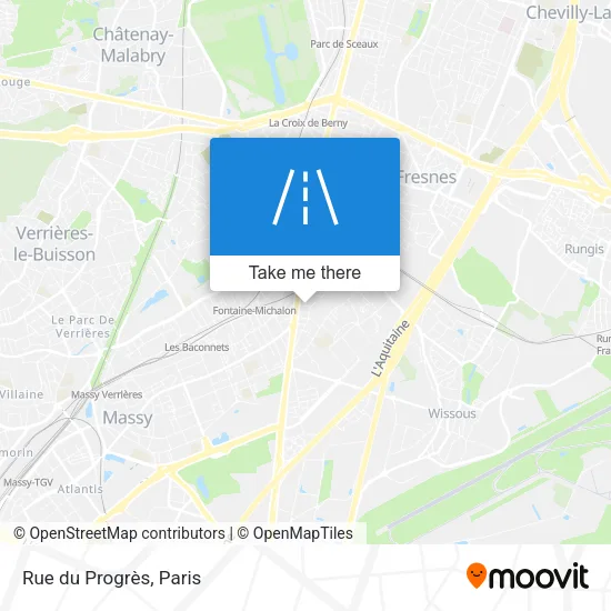 Rue du Progrès map