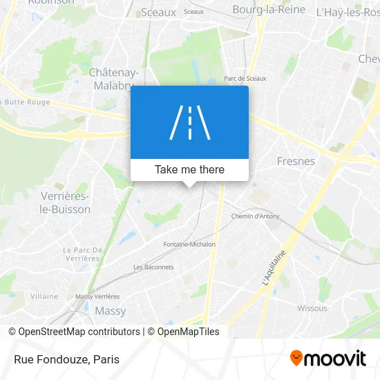 Rue Fondouze map