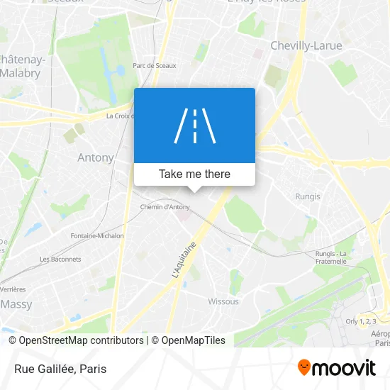 Rue Galilée map
