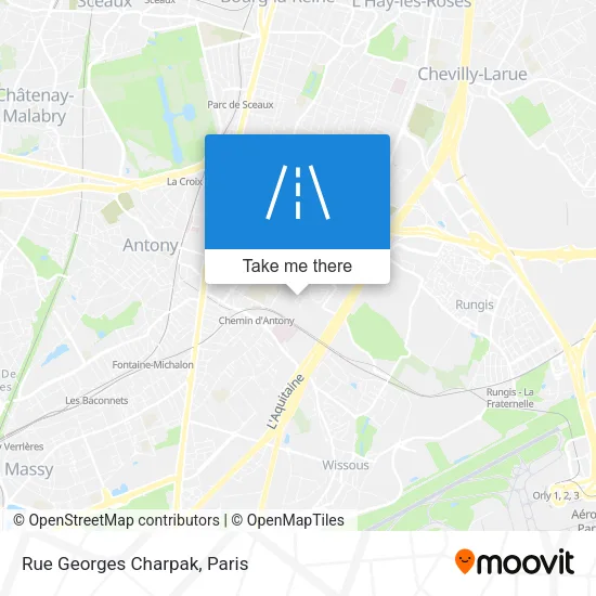 Rue Georges Charpak map