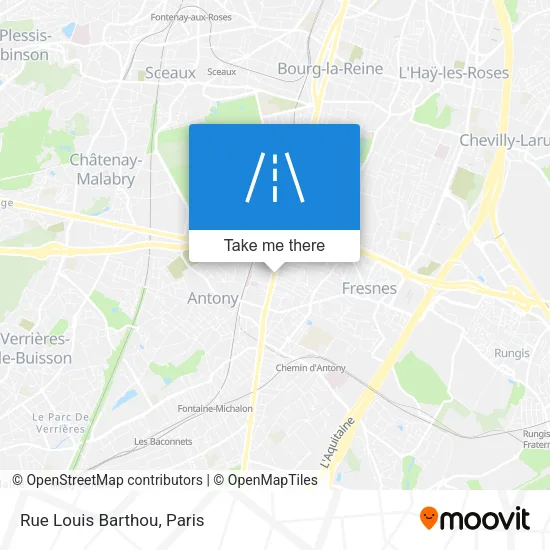 Rue Louis Barthou map