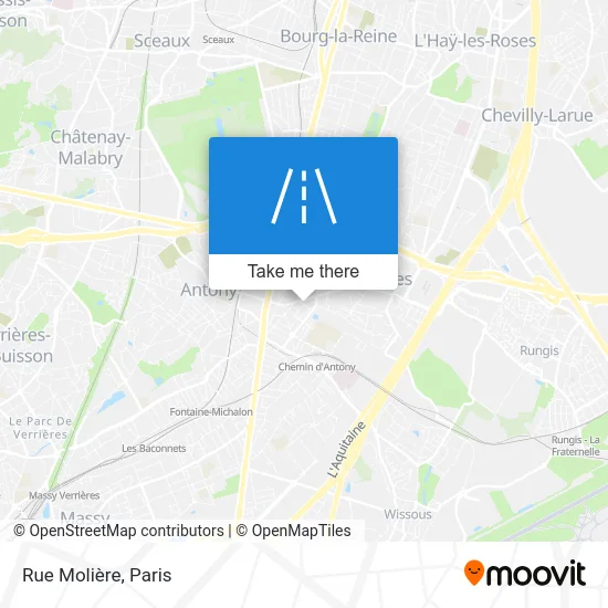 Rue Molière map