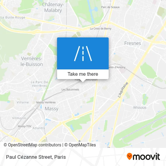 Rue Paul Cézanne map