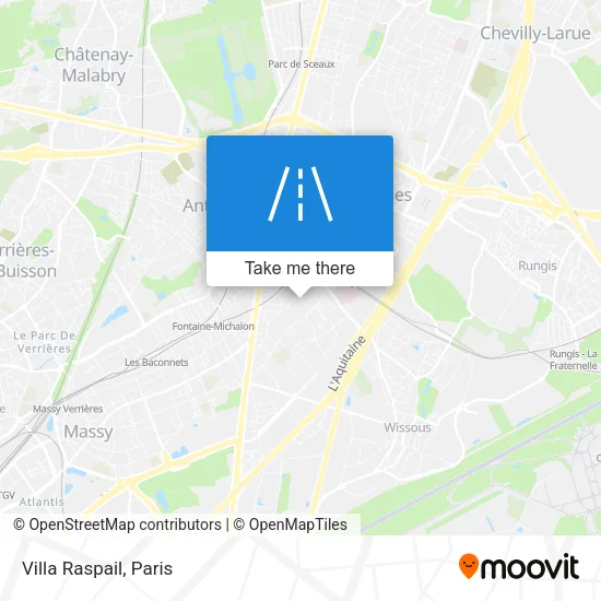 Villa Raspail map