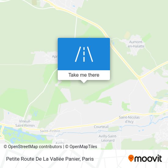 Petite Route De La Vallée Panier map