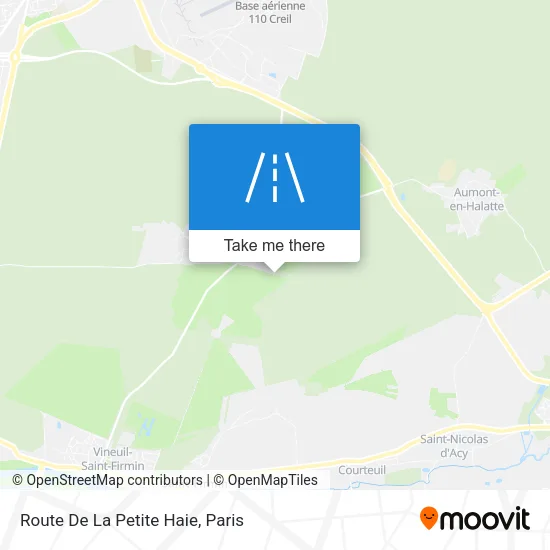 Route De La Petite Haie map