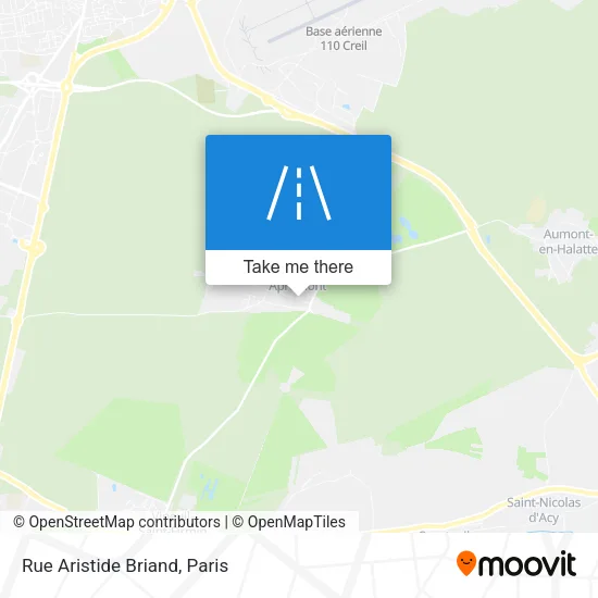 Rue Aristide Briand map