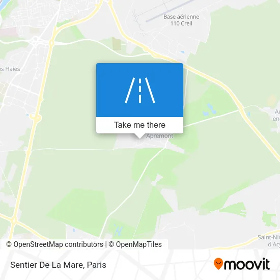 Sentier De La Mare map
