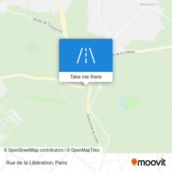 Rue de la Libération map