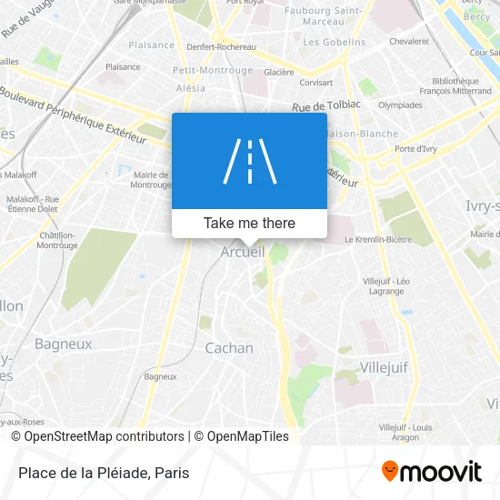 Place de la Pléiade map