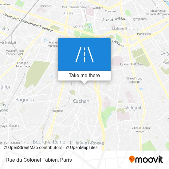 Rue du Colonel Fabien map