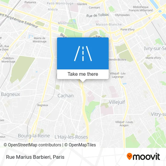 Rue Marius Barbieri map