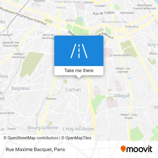 Rue Maxime Bacquet map