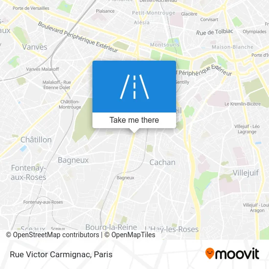 Rue Victor Carmignac map
