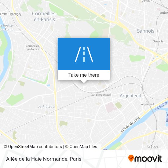 Allée de la Haie Normande map