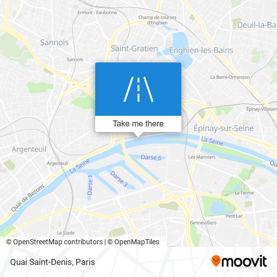 Quai Saint-Denis map