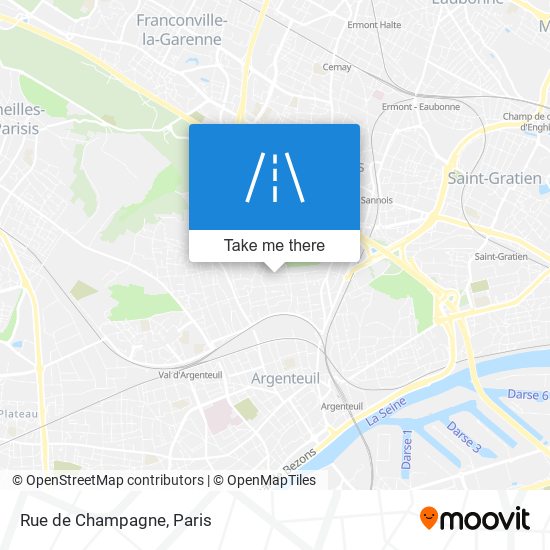 Rue de Champagne map