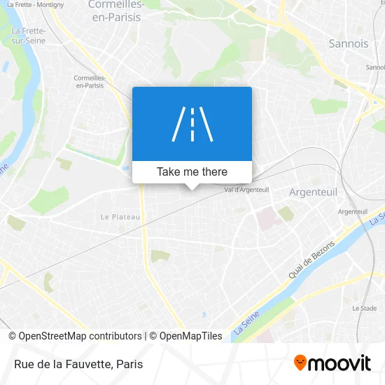 Rue de la Fauvette map