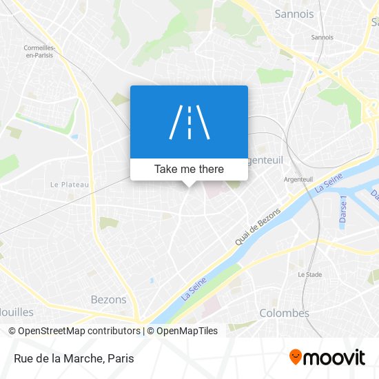 Rue de la Marche map