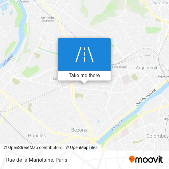 Rue de la Marjolaine map