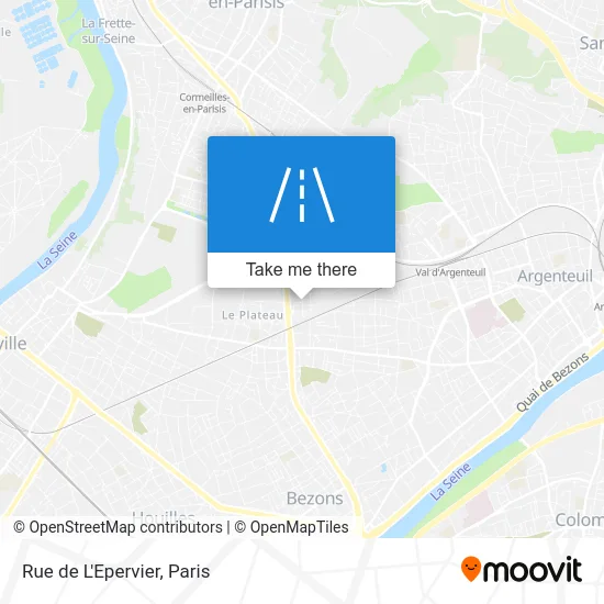 Rue de L'Epervier map