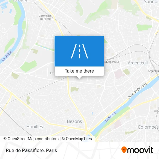 Rue de Passiflore map