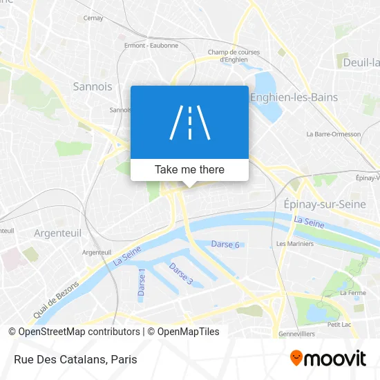 Rue Des Catalans map