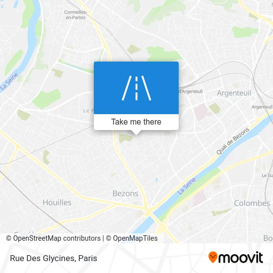 Rue Des Glycines map