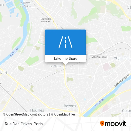 Rue Des Grives map